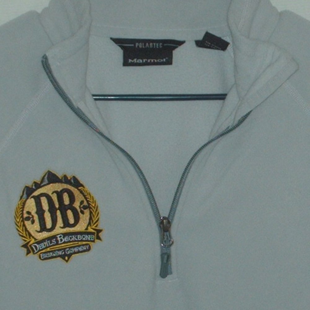 Marmot Polartec Devil's Backbone long sleeve fleece sweater w/ zippered front - Picture 4 of 5